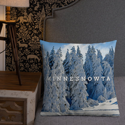 Minnesnowta Throw Pillow - Ope Life