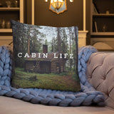 Minnesota 'Cabin Life' Throw Pillow - Ope Life