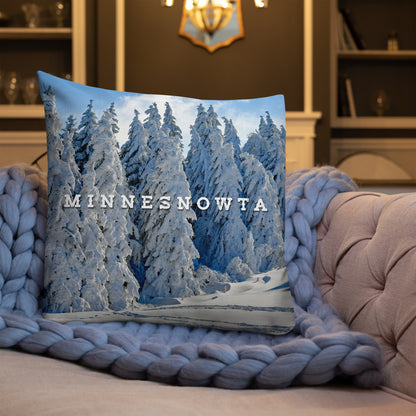 Minnesnowta Throw Pillow - Ope Life