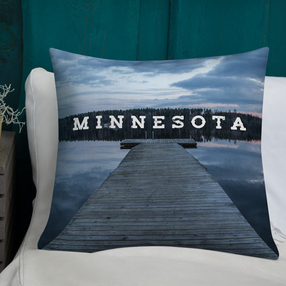 Minnesota Lake Dock Pillow - Ope Life