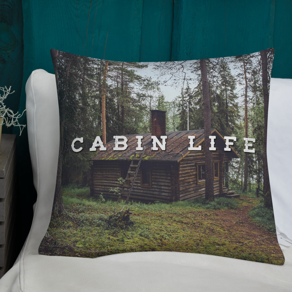 Minnesota 'Cabin Life' Throw Pillow - Ope Life