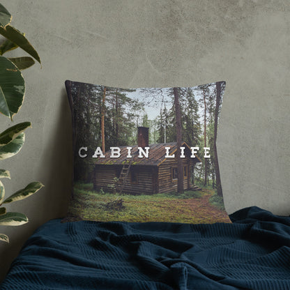 Minnesota 'Cabin Life' Throw Pillow - Ope Life