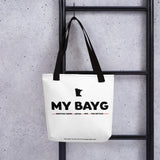 My Bayg Minnesota Accent Tote Bag (White) - Ope Life