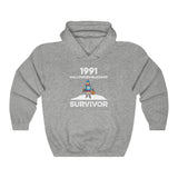 1991 Halloween Blizzard Survivor - Hooded Sweatshirt Unisex - Sport Grey / S - Ope Life