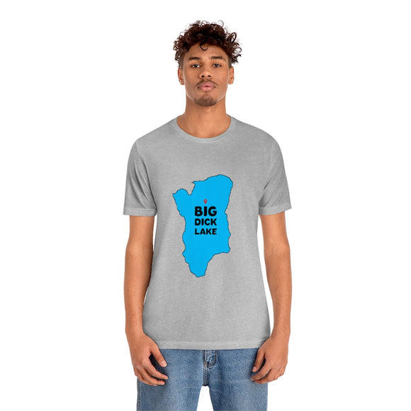Big Dick Lake, Minnesota T-Shirt (Unisex) - Athletic Heather / L - Ope Life