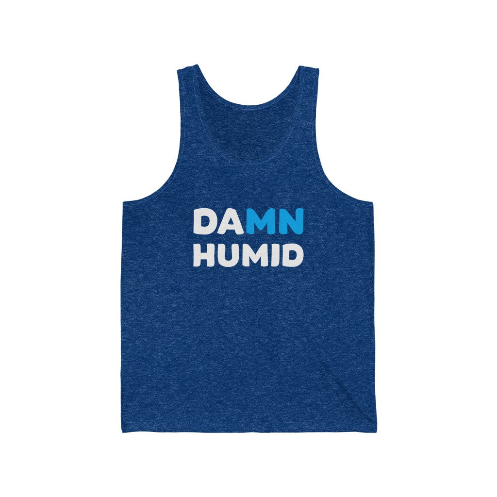 Damn Humid - Minnesota Humidity Tank Top (Unisex) - XS / True Royal TriBlend - Ope Life
