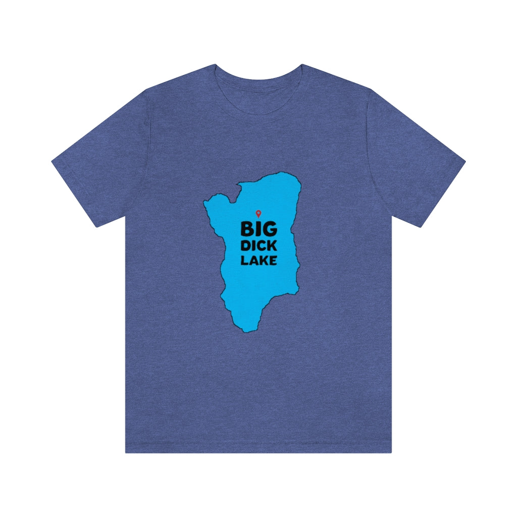 Big Dick Lake, Minnesota T-Shirt (Unisex) - Heather True Royal / S - Ope Life