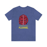 I'd Rather Be Wearing a Flannel - Unisex T-Shirt - Heather True Royal / S - Ope Life