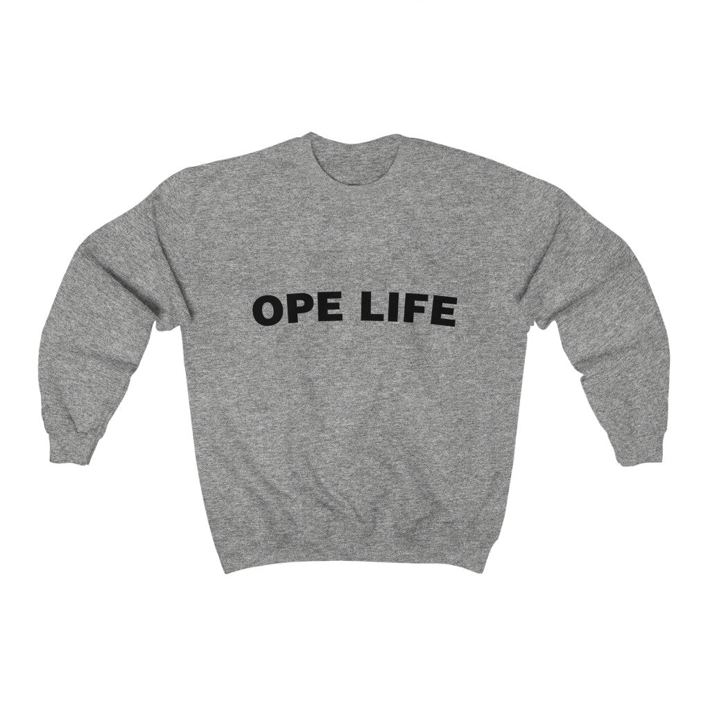 Ope Life Crewneck Sweatshirt (Unisex) - S / Sport Grey - Ope Life