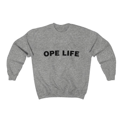 Ope Life Crewneck Sweatshirt (Unisex) - S / Sport Grey - Ope Life