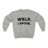 Welp, I Spose Minnesota Goodbye Crewneck Sweatshirt (Unisex) - L / Ash - Ope Life