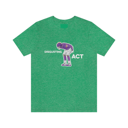 Disgusting Act - Moss Mooning Packers Vikings Unisex T-Shirt - Heather Kelly / S - Ope Life