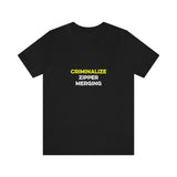 Criminalize Zipper Merging T-Shirt (Unisex) - Black / S - Ope Life