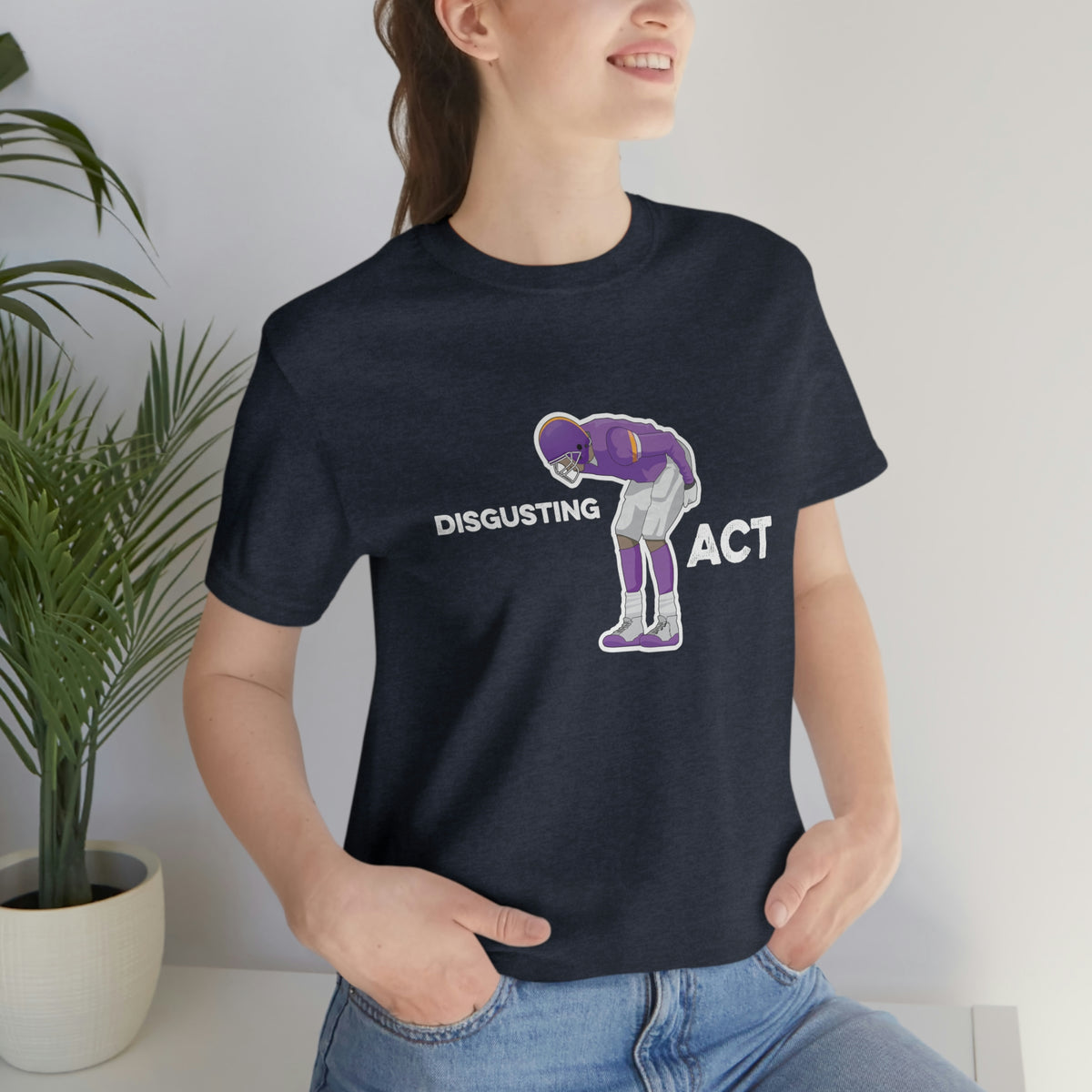 Disgusting Act - Moss Mooning Packers Vikings Unisex T-Shirt - Ope Life