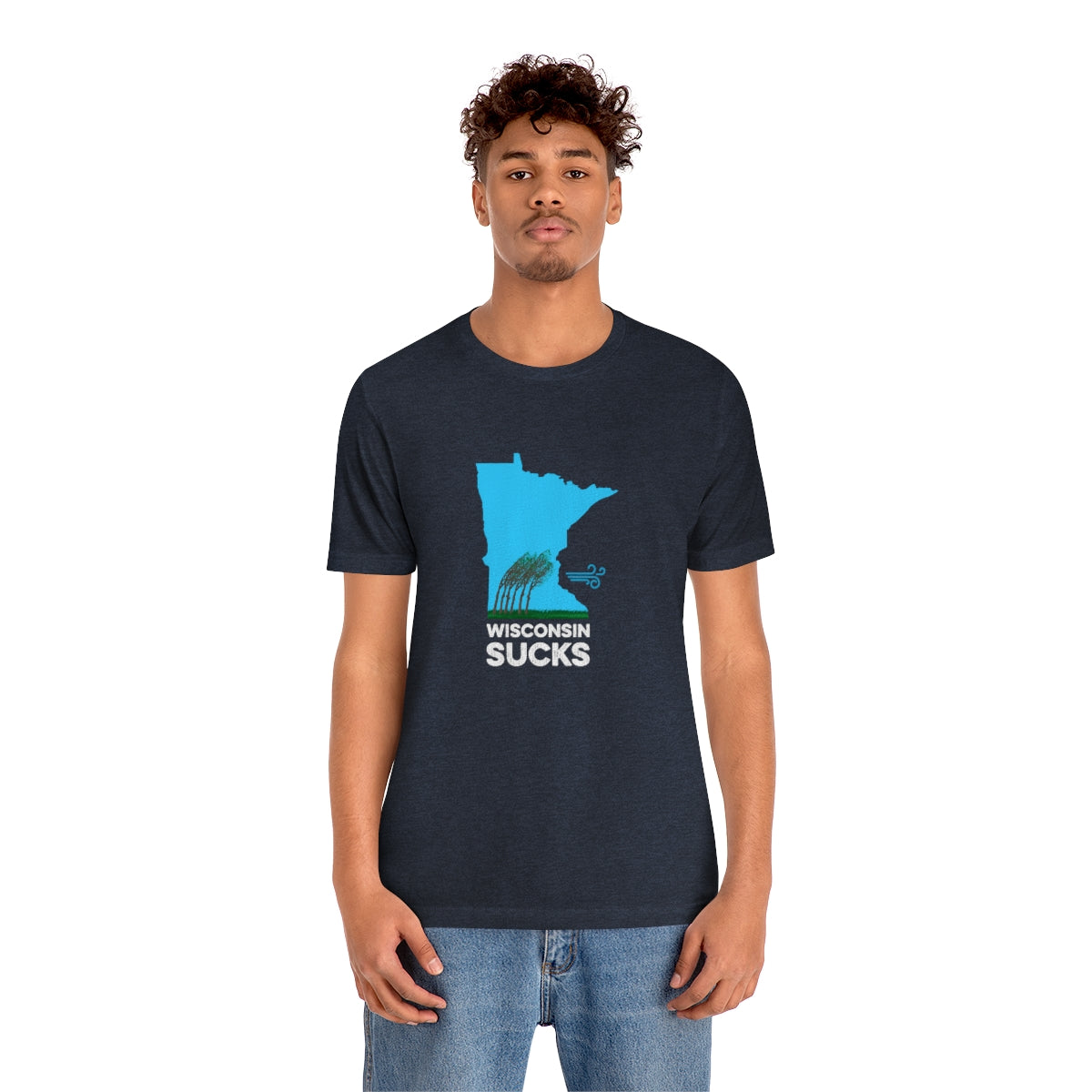 Wisconsin Sucks - Blowing Windy Trees Minnesota Unisex T-Shirt - Ope Life