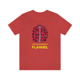 I'd Rather Be Wearing a Flannel - Unisex T-Shirt - Heather Red / S - Ope Life