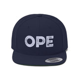 Ope Hat - Flat Bill Ope Cap - True Navy / One size - Ope Life