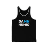 Damn Humid - Minnesota Humidity Tank Top (Unisex) - XS / Black/Athletic Heather - Ope Life
