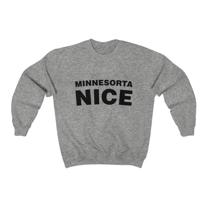 Minnesorta Nice Crewneck Sweatshirt (Unisex) - S / Sport Grey - Ope Life
