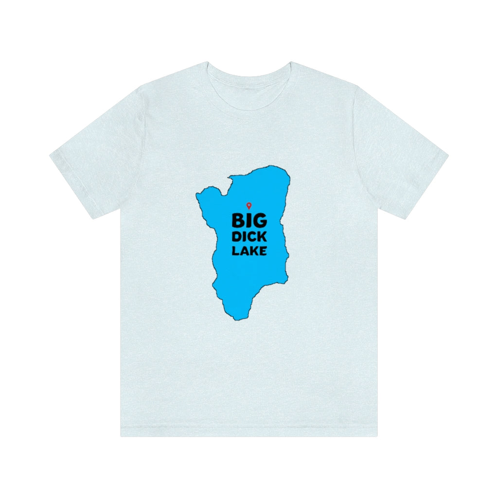Big Dick Lake, Minnesota T-Shirt (Unisex) - Heather Ice Blue / S - Ope Life