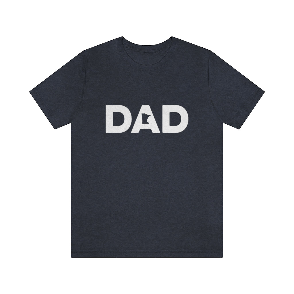 Minnesota Dad T-Shirt (Unisex) - Heather Navy / S - Ope Life