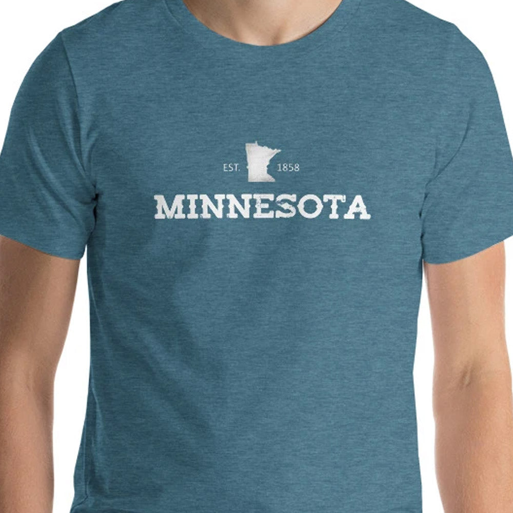 Vintage Minnesota EST 1858 Men's T-Shirt - Ope Life