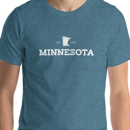 Vintage Minnesota EST 1858 Men's T-Shirt - Ope Life