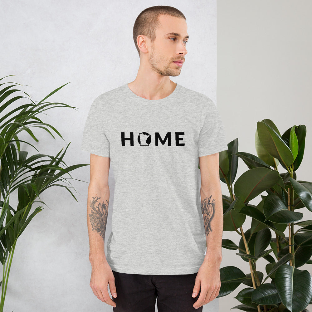 Minnesota HOME T-Shirt - MN Home Design Shirt (Black Text) - Ope Life