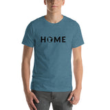 Minnesota HOME T-Shirt - MN Home Design Shirt (Black Text) - Heather Deep Teal / S - Ope Life