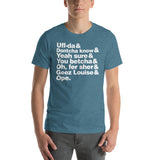 Uff-da & Dontcha Know Minnesota Slang T-Shirt - MN Accent Words Shirt - Heather Deep Teal / S - Ope Life