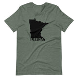 Minnesota "Uff Da" Text Cutout T-Shirt Design - Ope Life