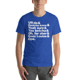 Uff-da & Dontcha Know Minnesota Slang T-Shirt - MN Accent Words Shirt - Heather True Royal / S - Ope Life