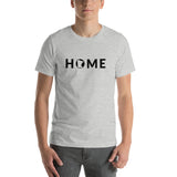 Minnesota HOME T-Shirt - MN Home Design Shirt (Black Text) - Athletic Heather / S - Ope Life