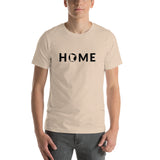 Minnesota HOME T-Shirt - MN Home Design Shirt (Black Text) - Heather Dust / S - Ope Life