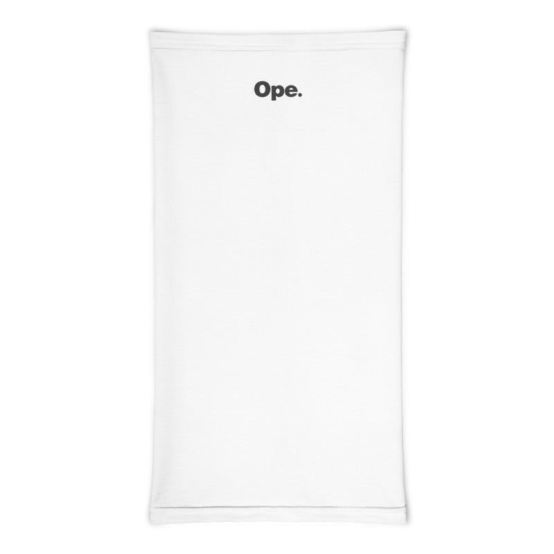 Ope Minnesota Neck Gaiter Face Mask - White - Ope Life