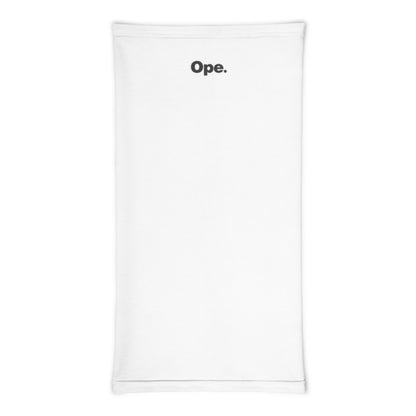 Ope Minnesota Neck Gaiter Face Mask - White - Ope Life