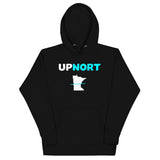 Upnort Minnesota Hoodie - Minnesota Up North With Line Hooded Sweatshirt (UP NORT) - Black / S - Ope Life