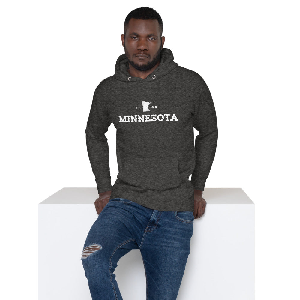 Vintage Minnesota EST 1858 Unisex Hoodie Sweatshirt - Ope Life