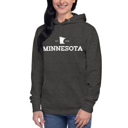 Vintage Minnesota EST 1858 Unisex Hoodie Sweatshirt - Ope Life