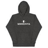 Vintage Minnesota EST 1858 Unisex Hoodie Sweatshirt - Charcoal Heather / S - Ope Life