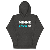 Minnesnowta Hoodie Sweatshirt Unisex Minnesota Hoodie - Charcoal Heather / S - Ope Life