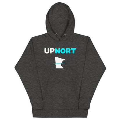 Upnort Minnesota Hoodie - Minnesota Up North With Line Hooded Sweatshirt (UP NORT) - Ope Life
