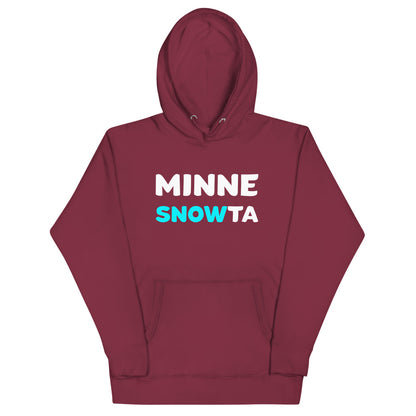 Minnesnowta Hoodie Sweatshirt Unisex Minnesota Hoodie - Maroon / S - Ope Life