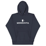 Vintage Minnesota EST 1858 Unisex Hoodie Sweatshirt - Navy Blazer / S - Ope Life