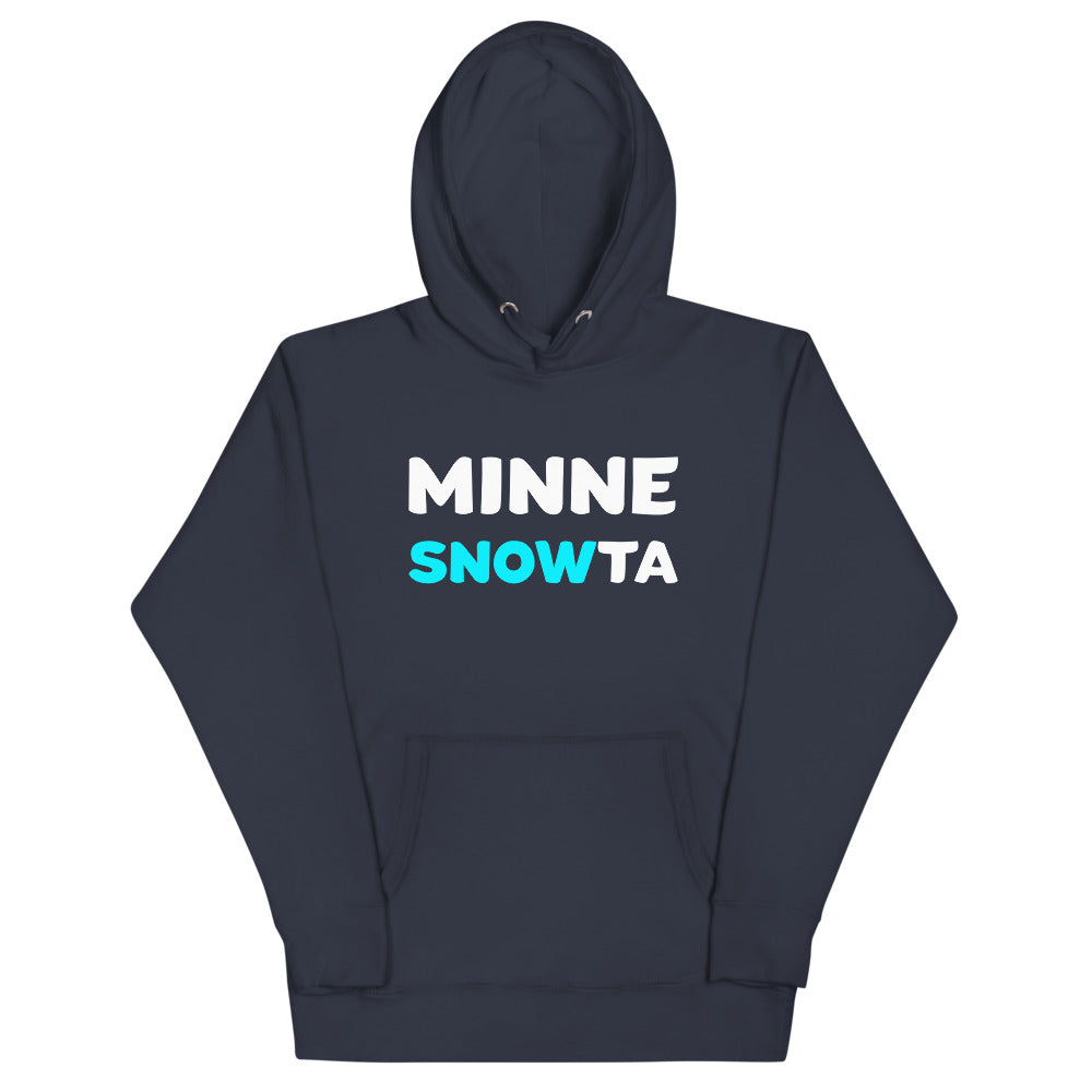 Minnesnowta Hoodie Sweatshirt Unisex Minnesota Hoodie - Navy Blazer / S - Ope Life