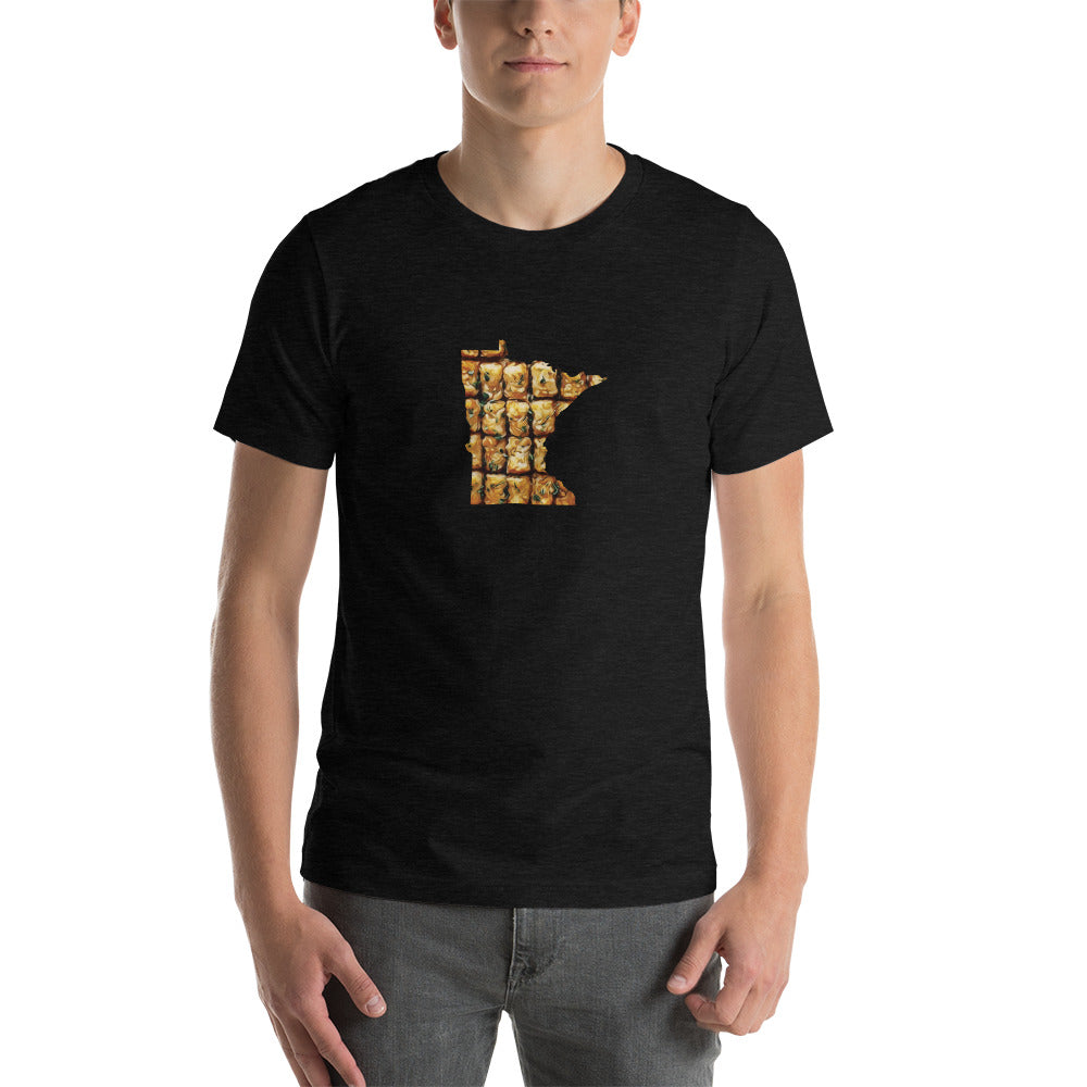 Minnesota Hotdish T-shirt - Black Heather / S - Ope Life