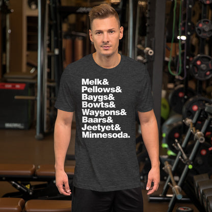 Melk & Pellow & Bayg Minnesota Accent Words T-Shirt - Ope Life