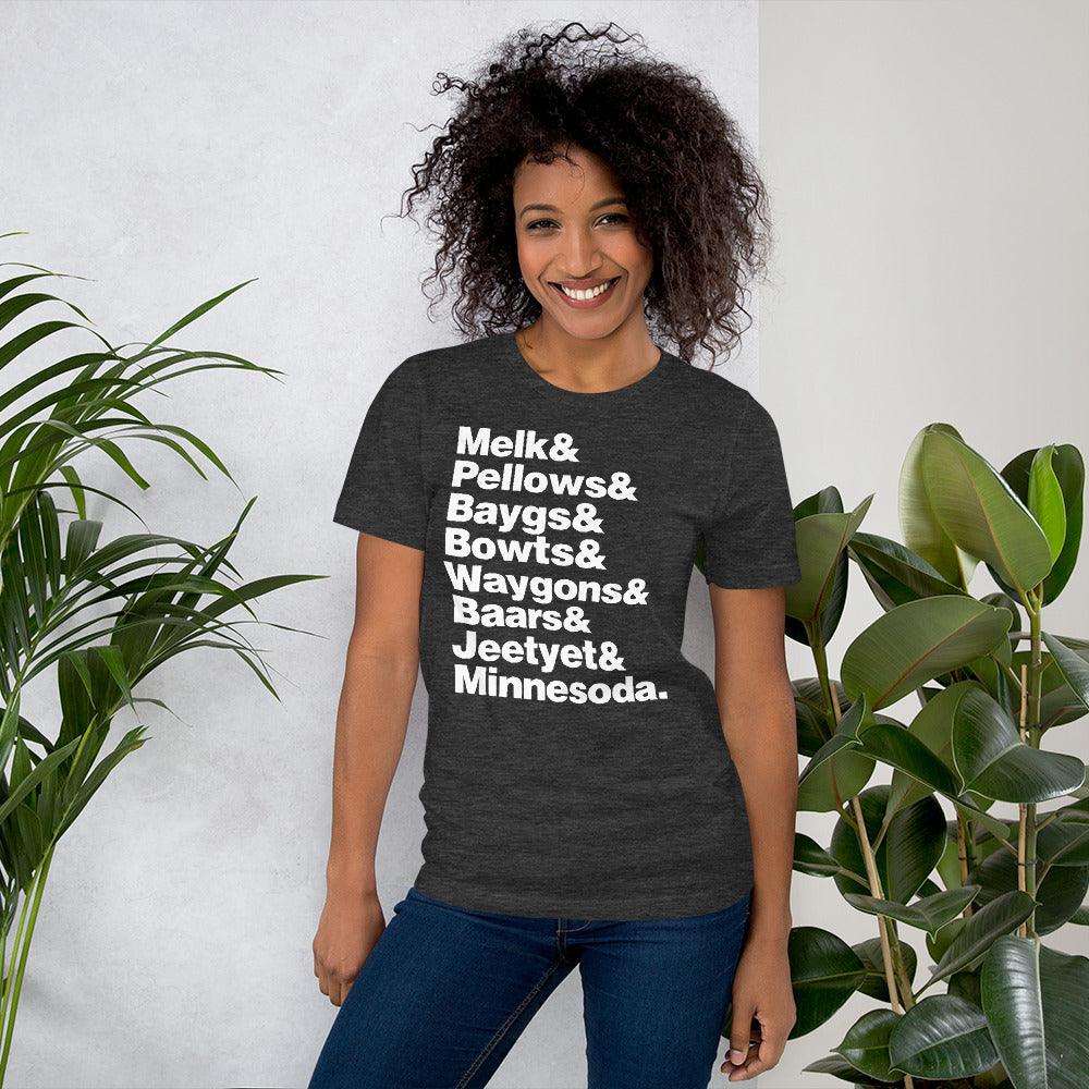Melk & Pellow & Bayg Minnesota Accent Words T-Shirt - Ope Life