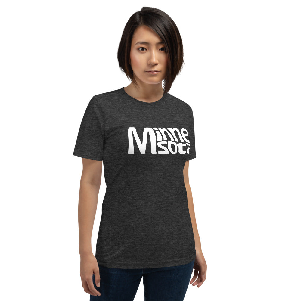 Warped Text Minnesota T-Shirt - Unisex - Ope Life