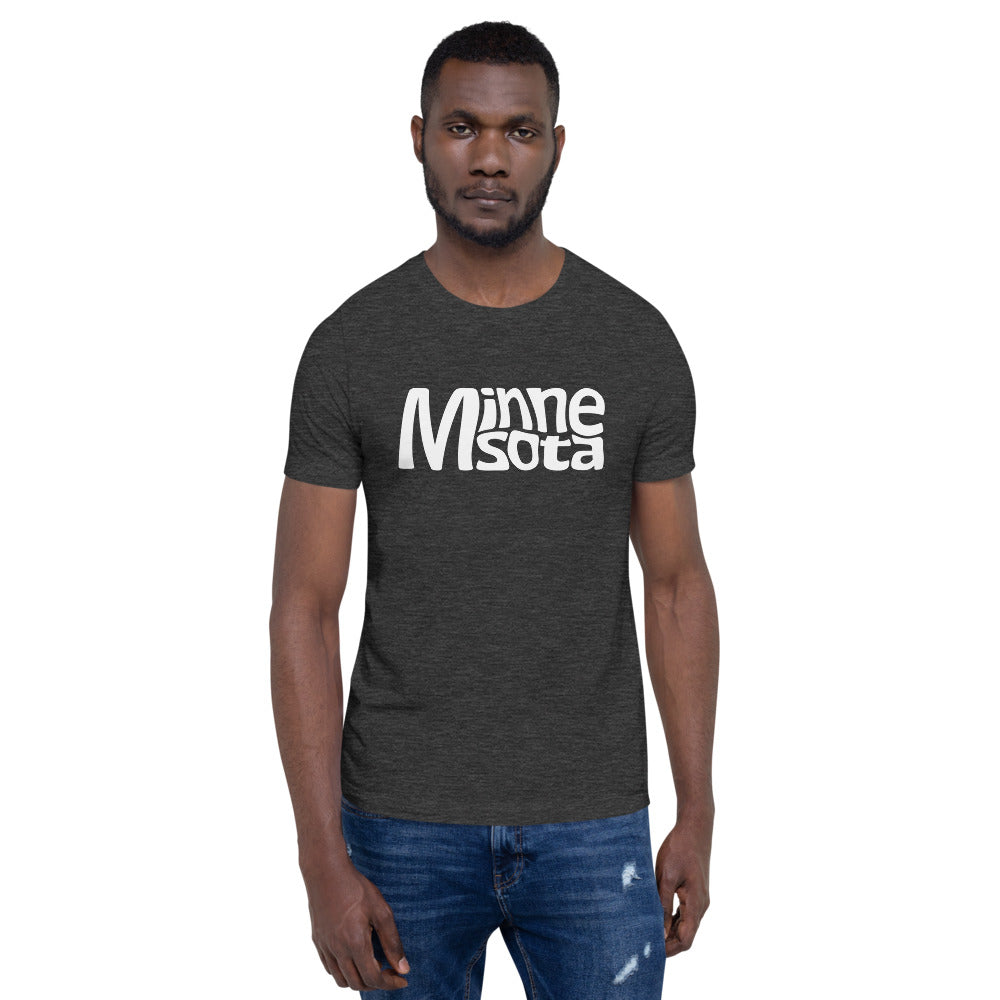 Warped Text Minnesota T-Shirt - Unisex - Ope Life